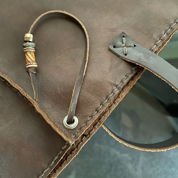 Handmade Leather Purse NWOT - Picture 5 of 9